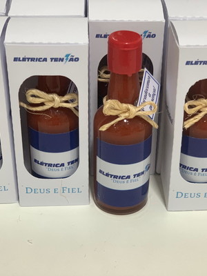 Garrafinha para molho de pimenta (kit com 10 unidades