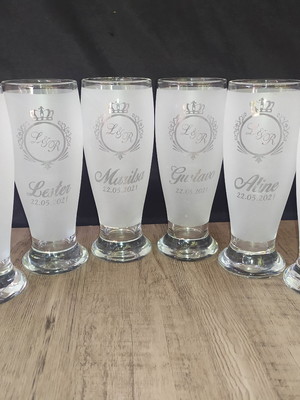 Copo chopp 200ml jateado personalizada