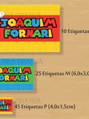 Kit de adesivo escolar glossy- super mário bros