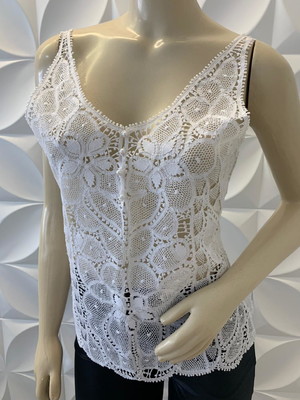 Blusa branca de renascença - luany - tam 44
