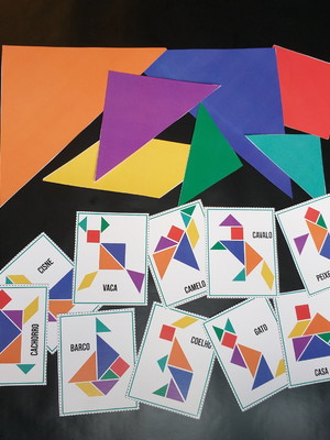 Tangram c/ cards - pedagógico