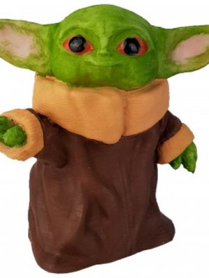 Baby yoda mão p/ frente