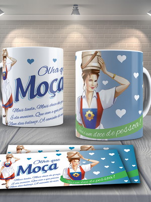 Caneca personalizada leite moça