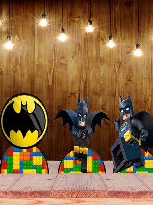 Batman lego displays kit com 10 peças