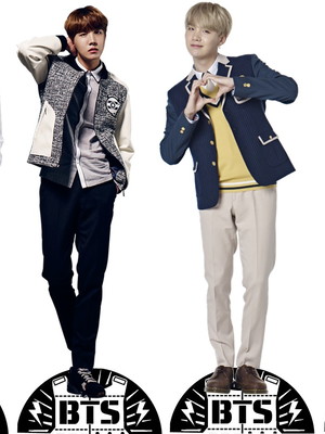 Bts displays kit com 10 peças