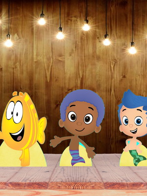 Bubble guppies displays kit com 10 peças