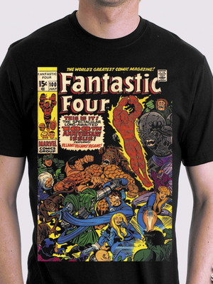 Camiseta quarteto fantástico vilões