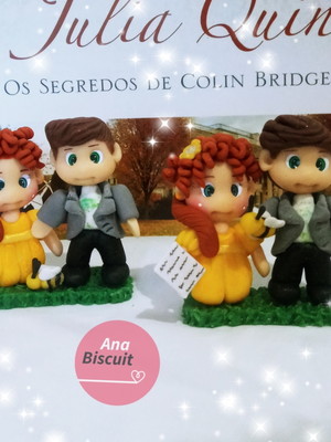 Pititicos de biscuit bridgerton (colin e penélope)
