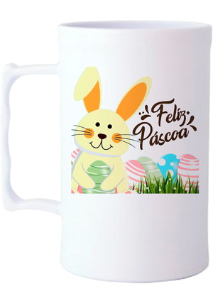 Caneca de coelhinho, caneca coelhinho, presente páscoa