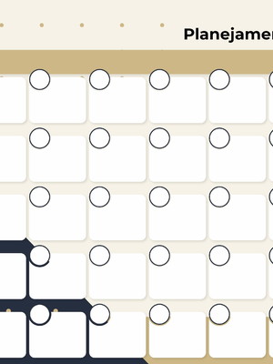 Planner mensal