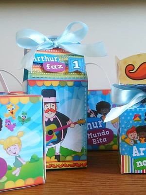 Conjunto de caixa mundo bita