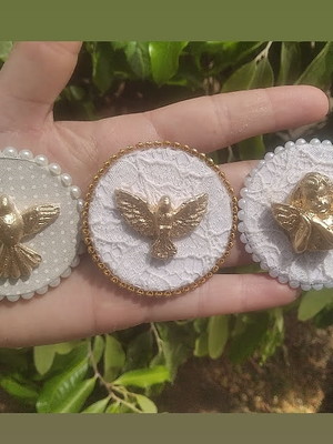 Lembrancinha ímã divino espírito santo