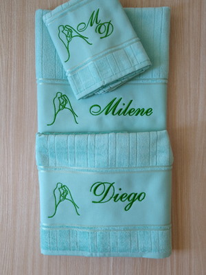 Kit banho 3 peças -presente casamento