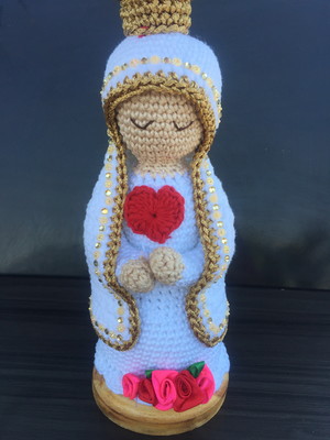 Nossa senhora de fátima amigurumi