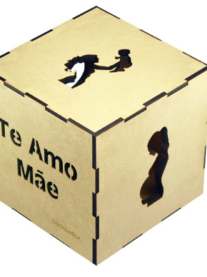 Presente personalizado te amo mãe dia das mães
