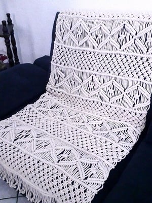Manta macrame especial