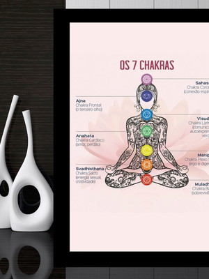Quadro decorativo reiki chacras