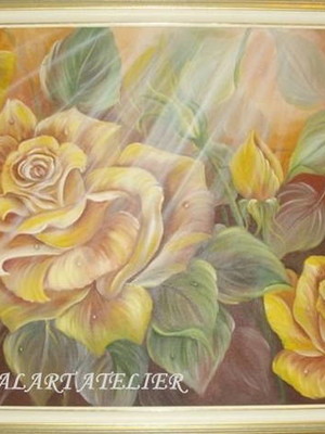 Tela de rosas