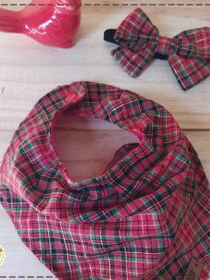 Babador bandana + laço
