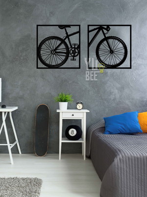 Quadro decorativo bicicleta em mdf vazado