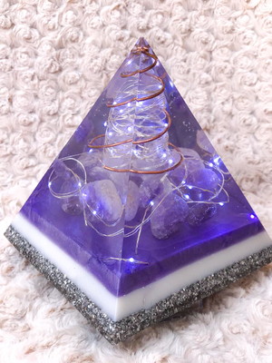 Orgonite com led