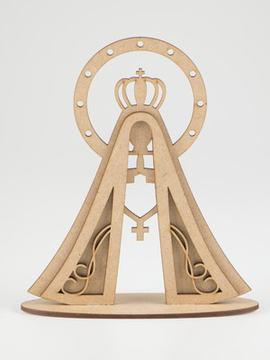 Kit com 40 nossa senhora em mdf cru tamanho m