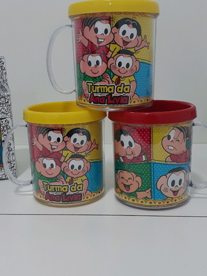 Caneca personalizada turma da mônica