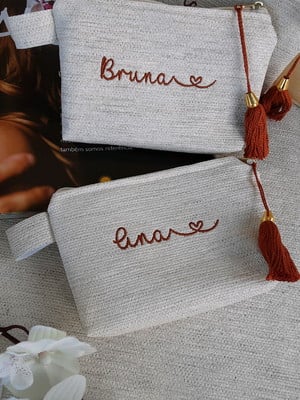 Necessaire madrinha, mãe da noiva, mãe do noivo
