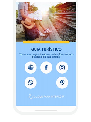 Cartao de visita digital interativo - guia turistico