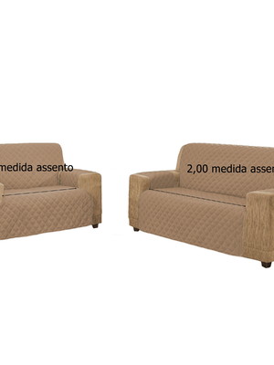 Capa de sofa assento 1,50 + 2,00 com fixador (forrado)