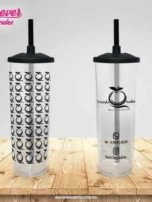 Copos long drink nutrição