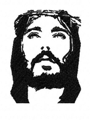 Matriz de bordado jesus *9cm