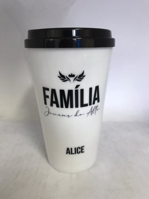 Copo twister 500ml com tampa bucks personalizado