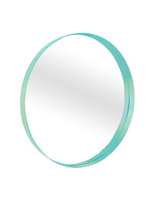 Espelho decorativo round interno verde 50 cm