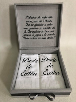 Caixa p/ padrinhos - batismo