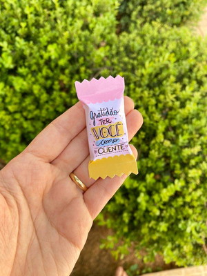 100 balas personalizadas para presentear seus clientes