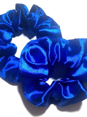 Kit 10 scrunchies de cetim xuxinha amarrador de cabelo