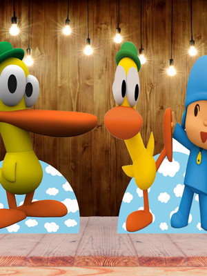 Pocoyo displays kit com 10 peças