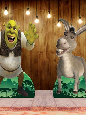 Shrek displays kit com 10 peças