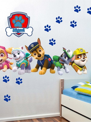 Adesivo decorativo patrulha canina grande