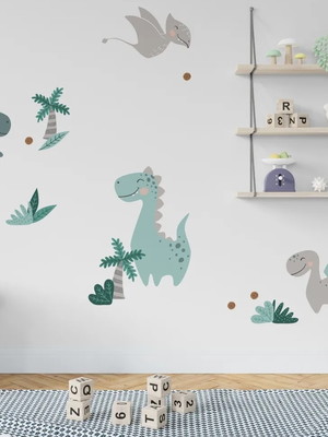 Adesivo de parede dinossauros