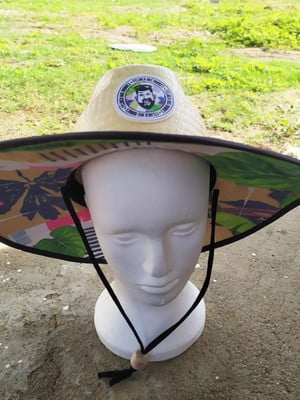 Chapéus de palha beach praia personalizado com sua logo