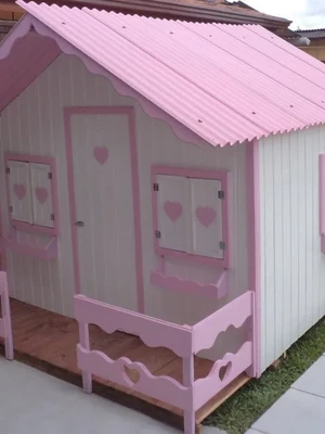 Projeto casinha boneca infantil madeira + projeto parquinho