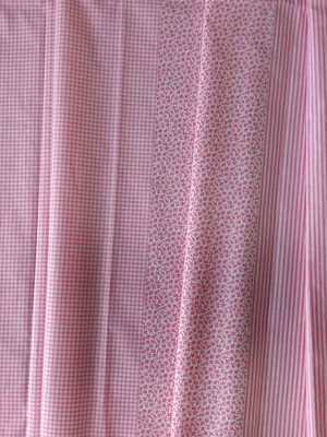 ½ metro tecido tricoline patchwork composê rosa