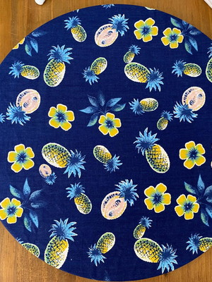 Kit 4 capas de sousplat - sarja abacaxi