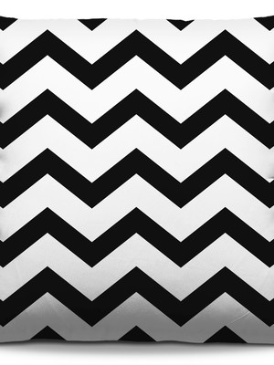 Capa de almofada geométrica zig zag