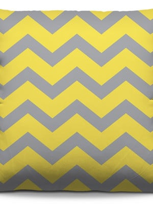 Capa de almofada geométrica zig zag