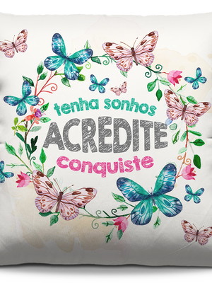 Capa de almofada tenha sonhos