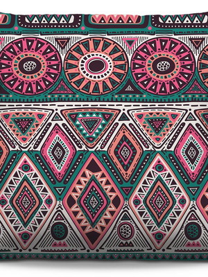 Capa de almofada tribal