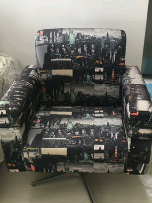 1 capa poltrona em suede sob medida
